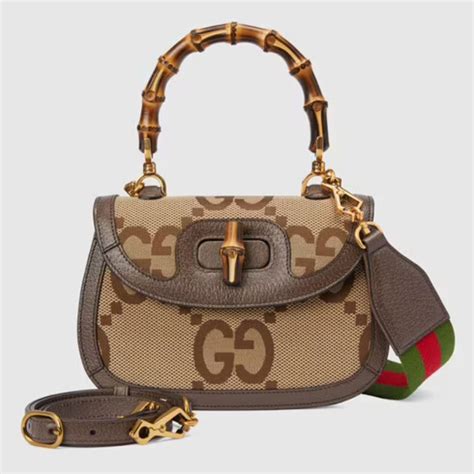 gucci bamboo bag and leather|authentic gucci bamboo.